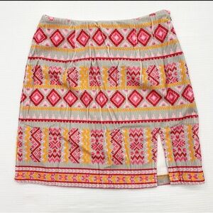 Aztec pink mini skirt